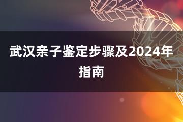 武汉亲子鉴定步骤及2024年指南